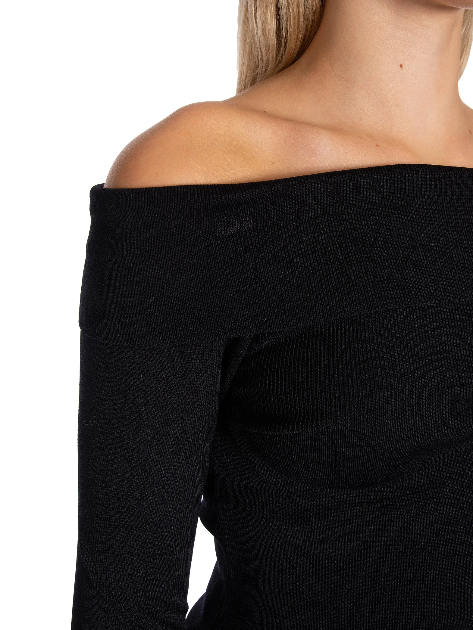 NEO NOIR BLOUSE JESSY KNIT BLACK