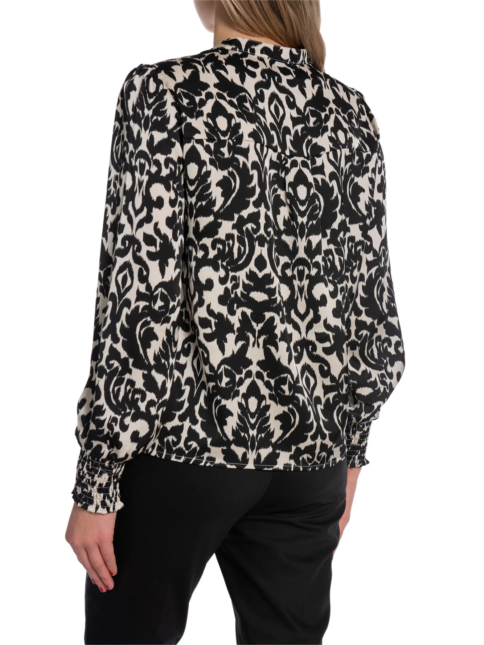 NEO NOIR BLOUSE KALA FLOWER BLUR BLACK