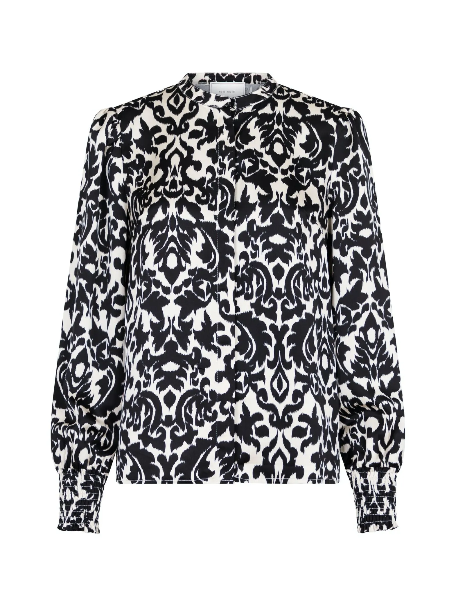 NEO NOIR BLOUSE KALA FLOWER BLUR BLACK