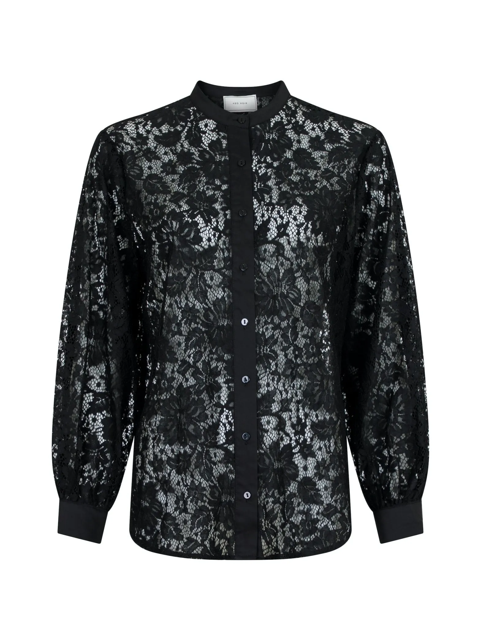 NEO NOIR BLOUSE MAE LACE BLACK