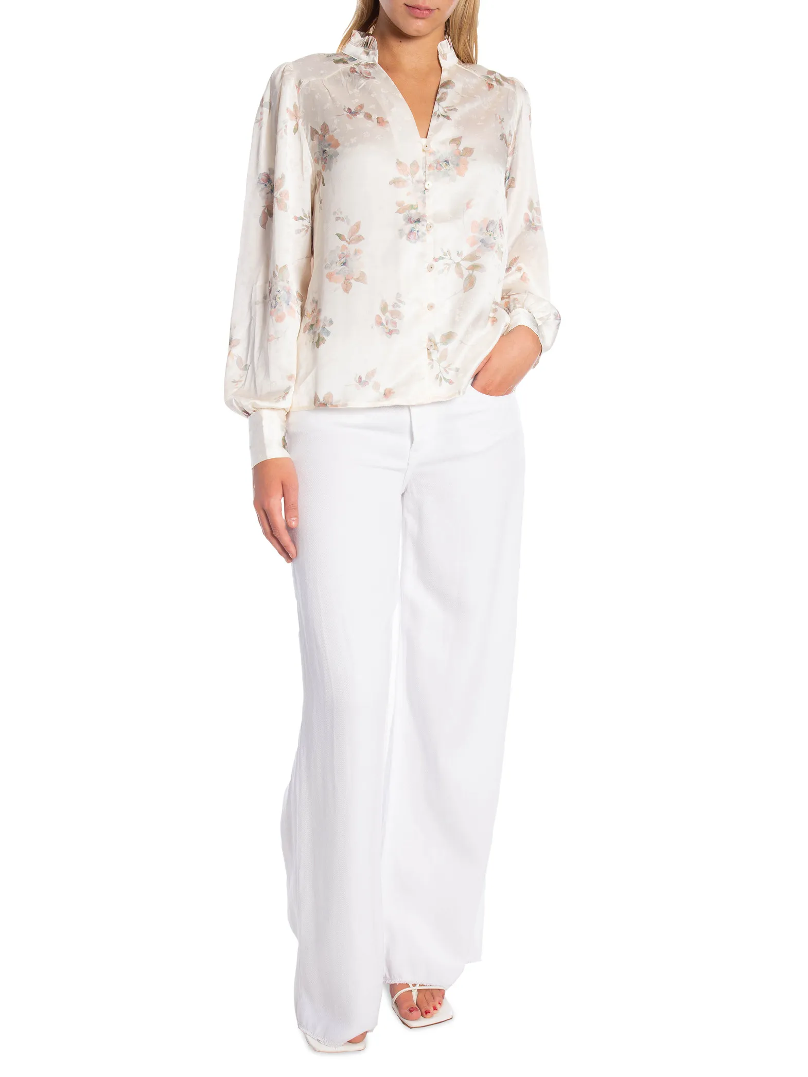 NEO NOIR BLOUSE MASSIMA SOFT BLOSSOM CREME