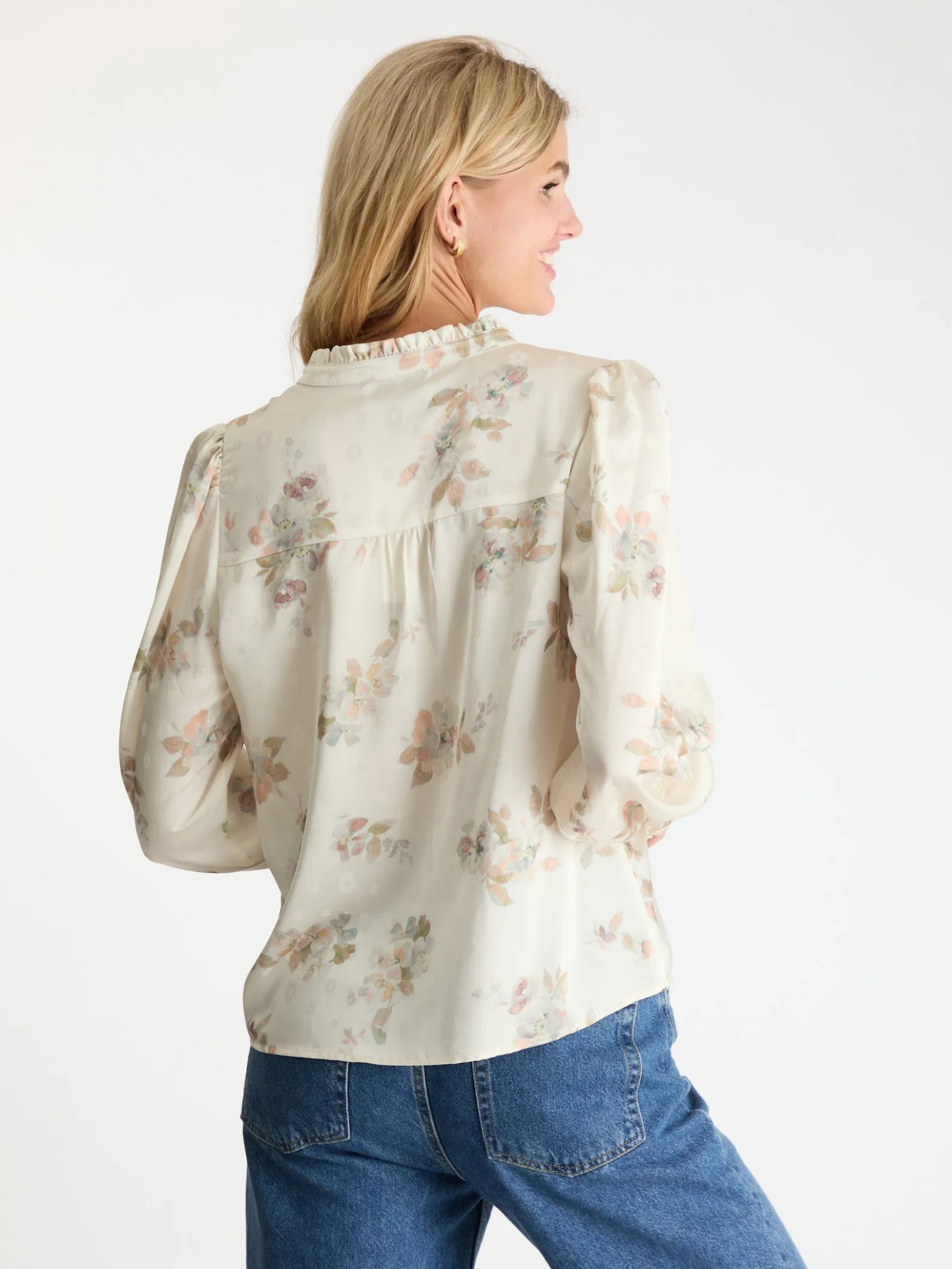 NEO NOIR BLOUSE MASSIMA SOFT BLOSSOM CREME