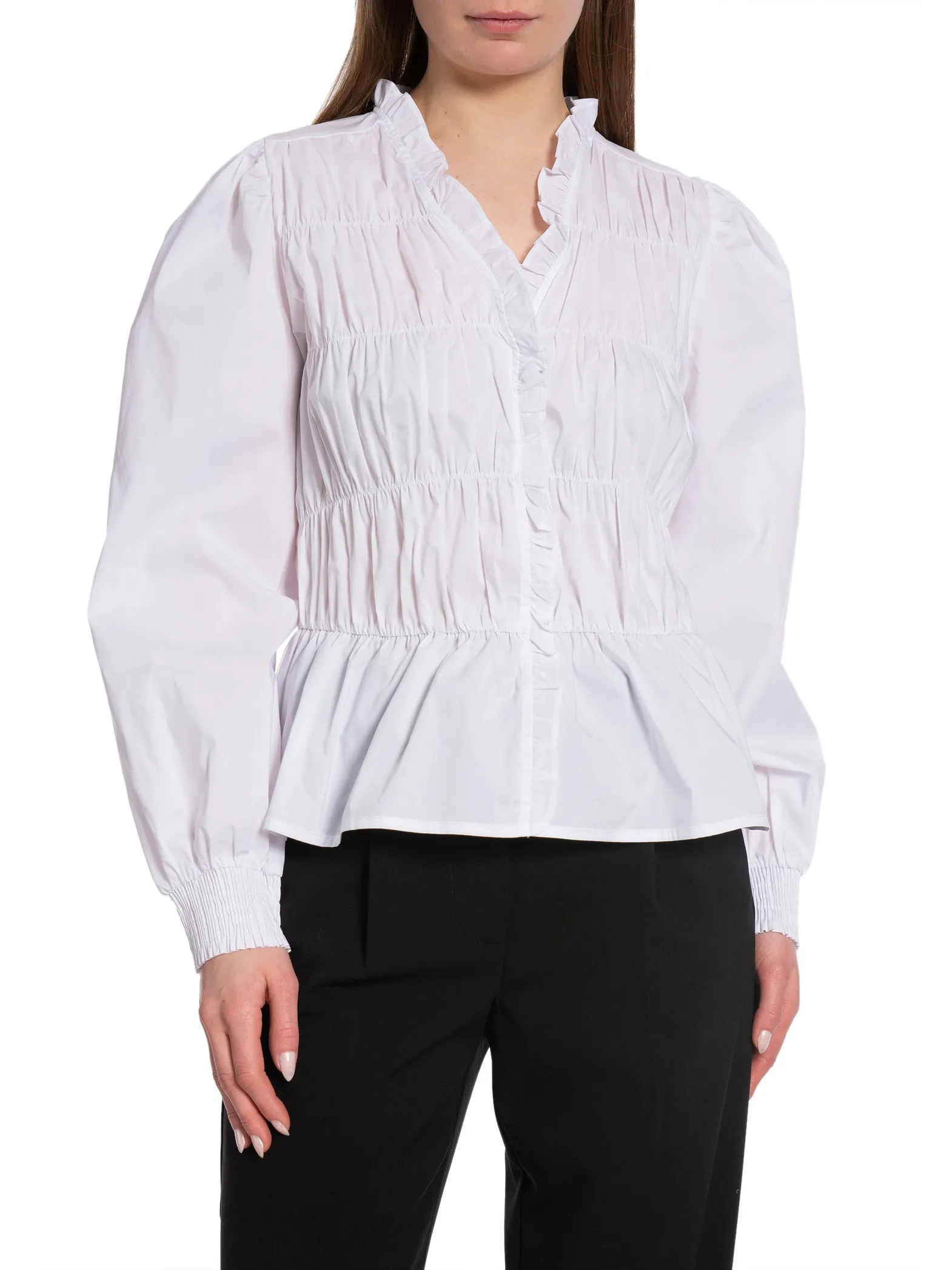 NEO NOIR BLOUSE ORA POPLIN WHITE