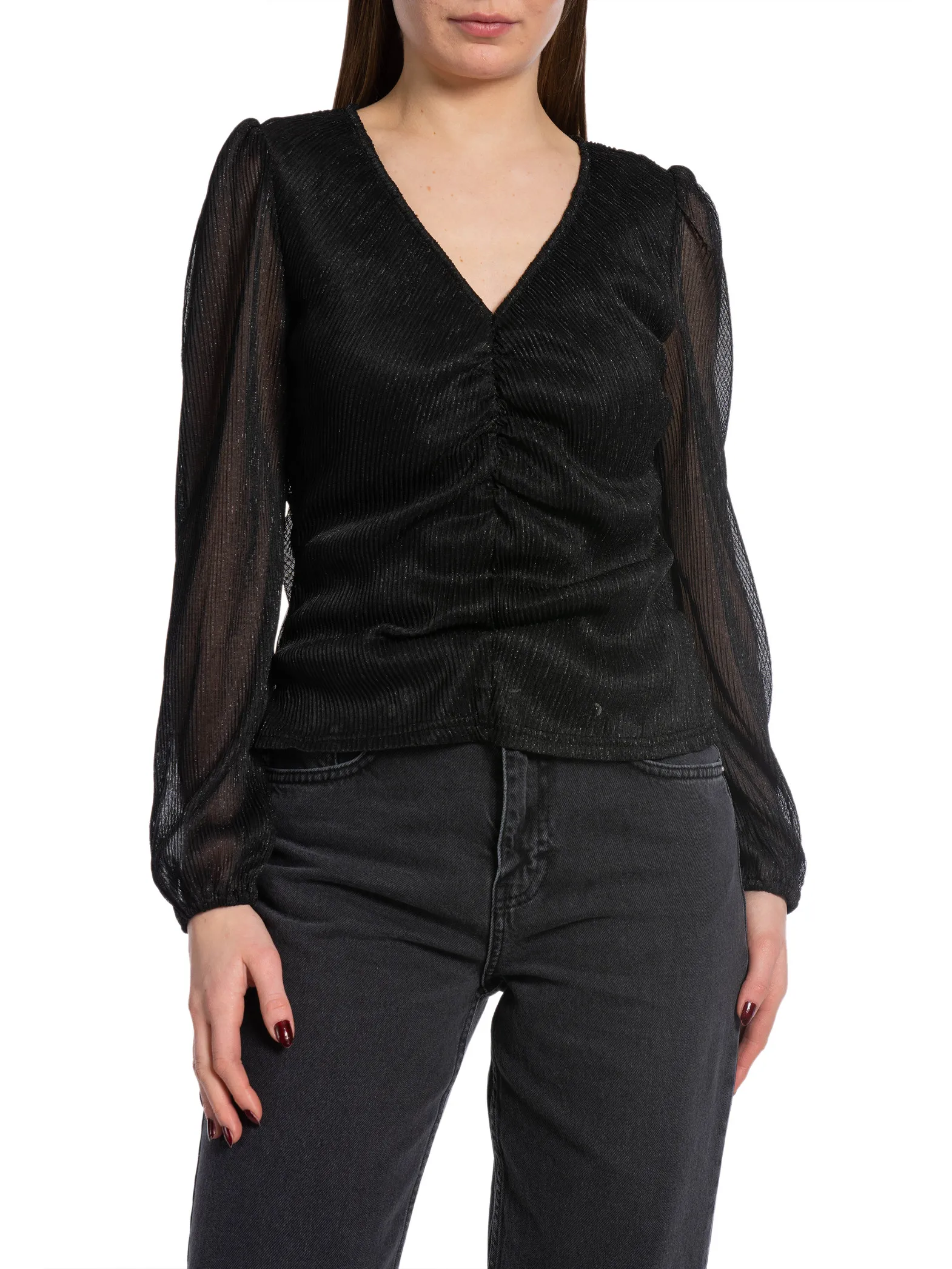 NEO NOIR BLOUSE RALPH GLITZ BLACK