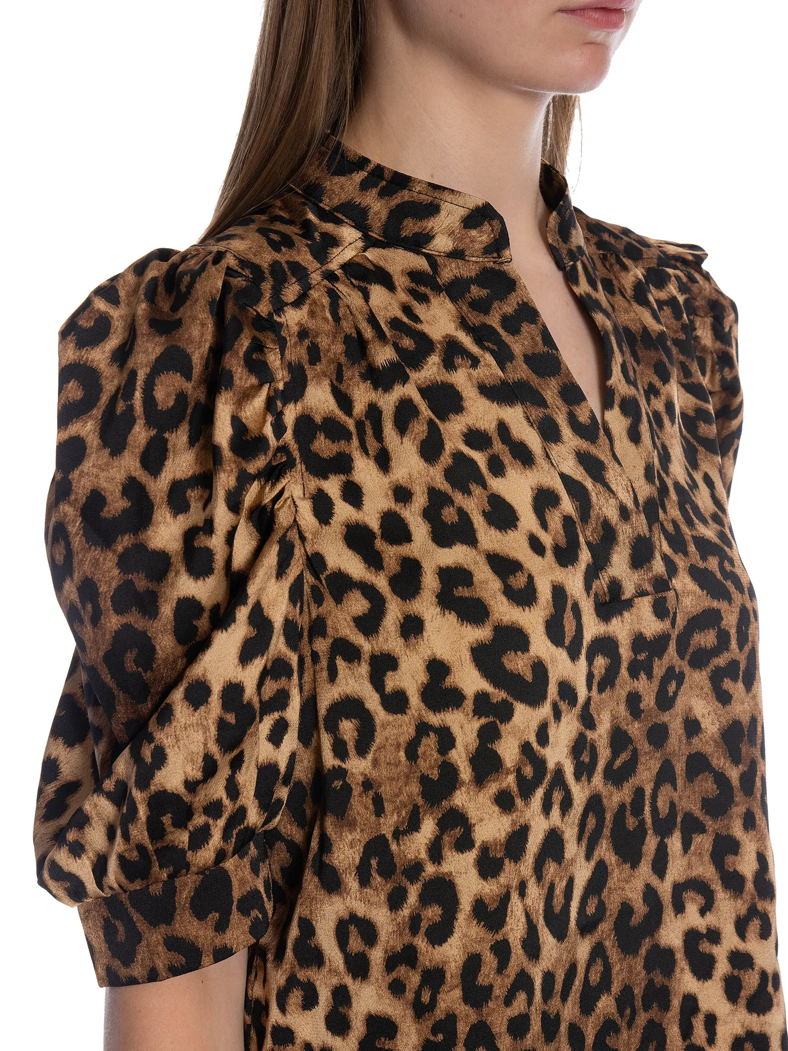 NEO NOIR BLOUSE ROELLA LEOPARD