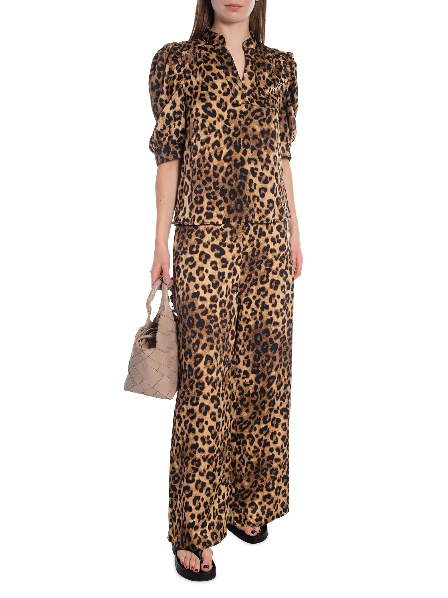 NEO NOIR BLOUSE ROELLA LEOPARD