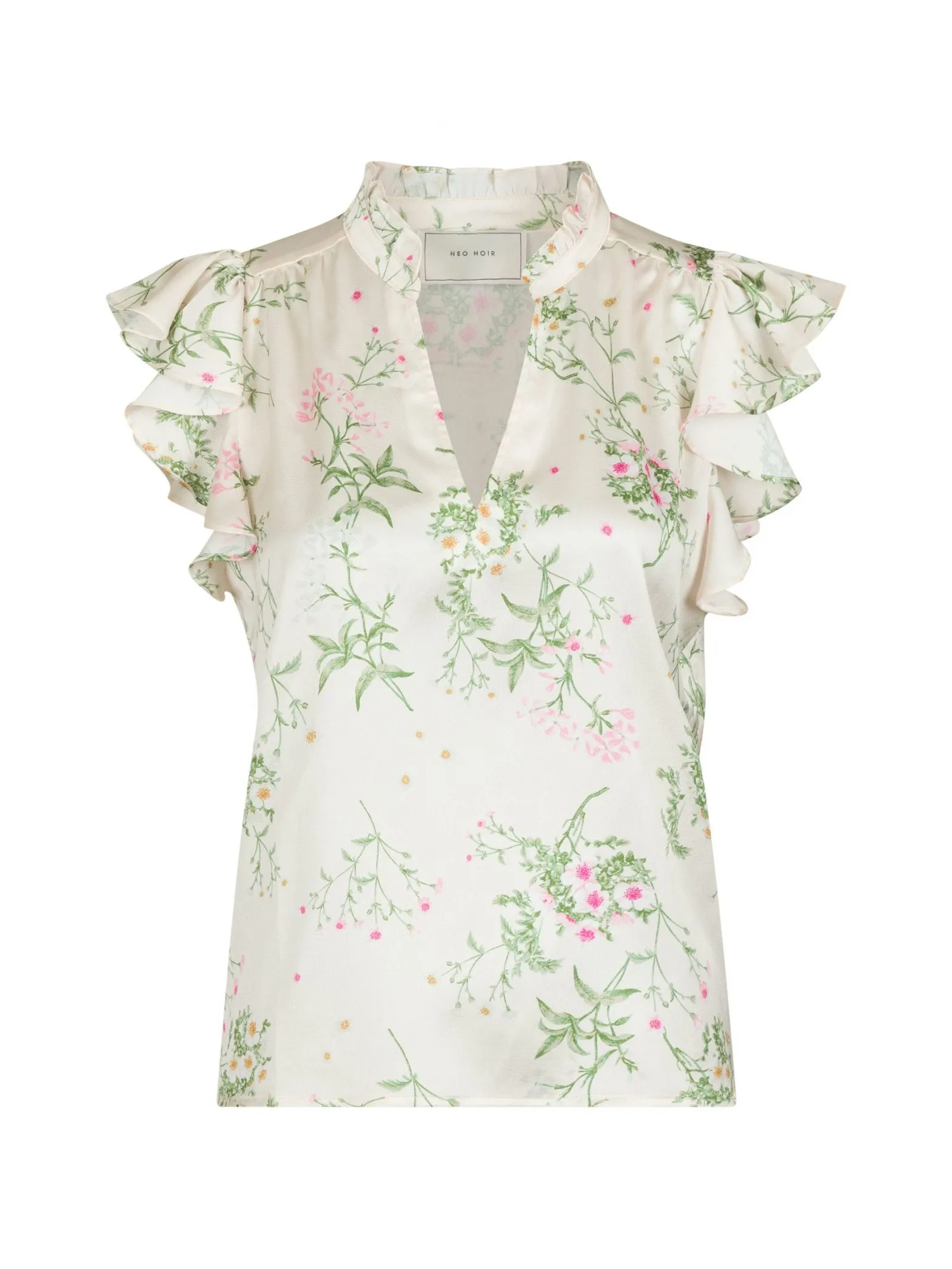 NEO NOIR BLOUSE STELLA FLOWER FIELD OFF WHITE