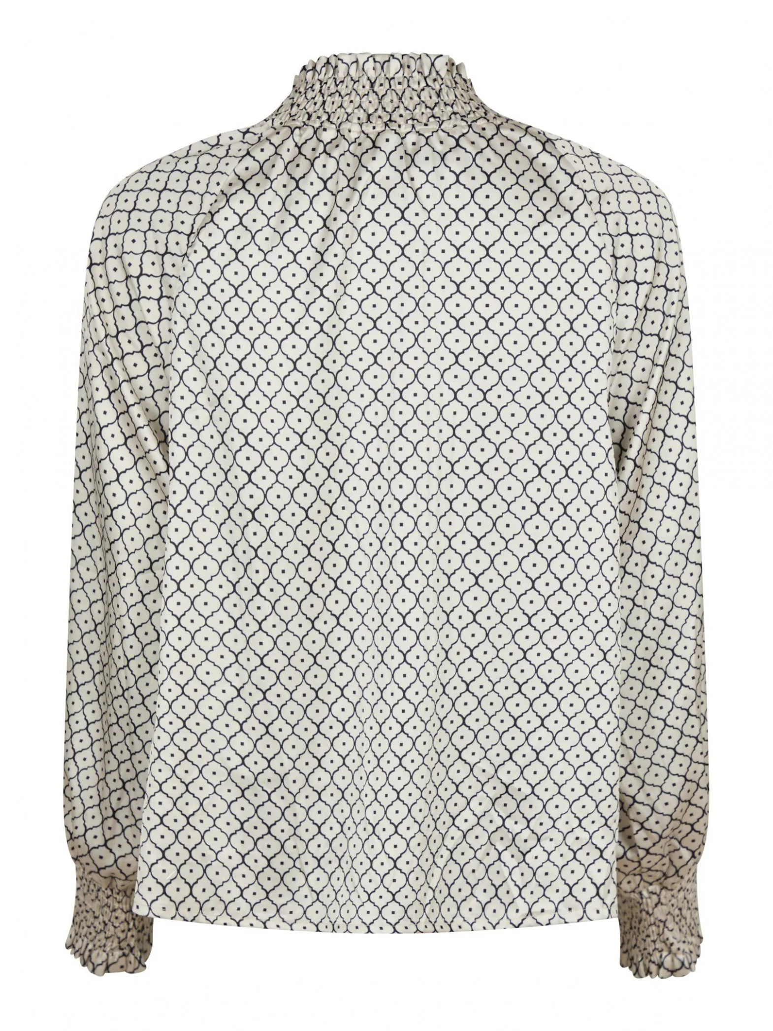 NEO NOIR BLOUSE STONE MOROCCAN TILE IVORY