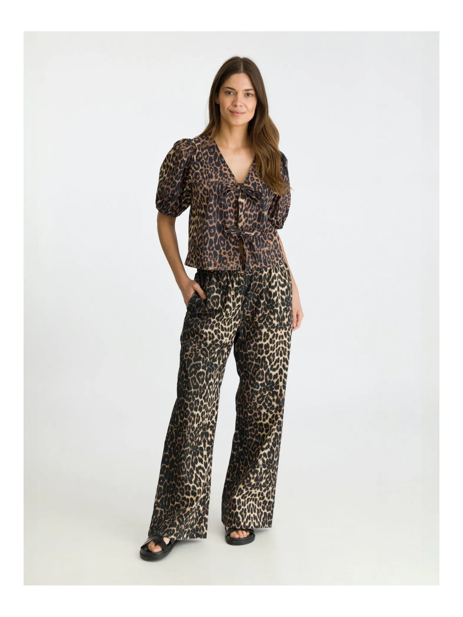 NEO NOIR BUKSER YANA LEO LONG LEOPARD