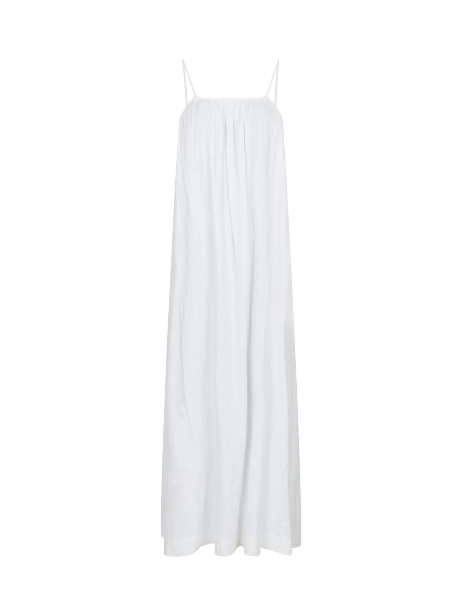 NEO NOIR DRESS ALLIE SOFT LINEN WHITE