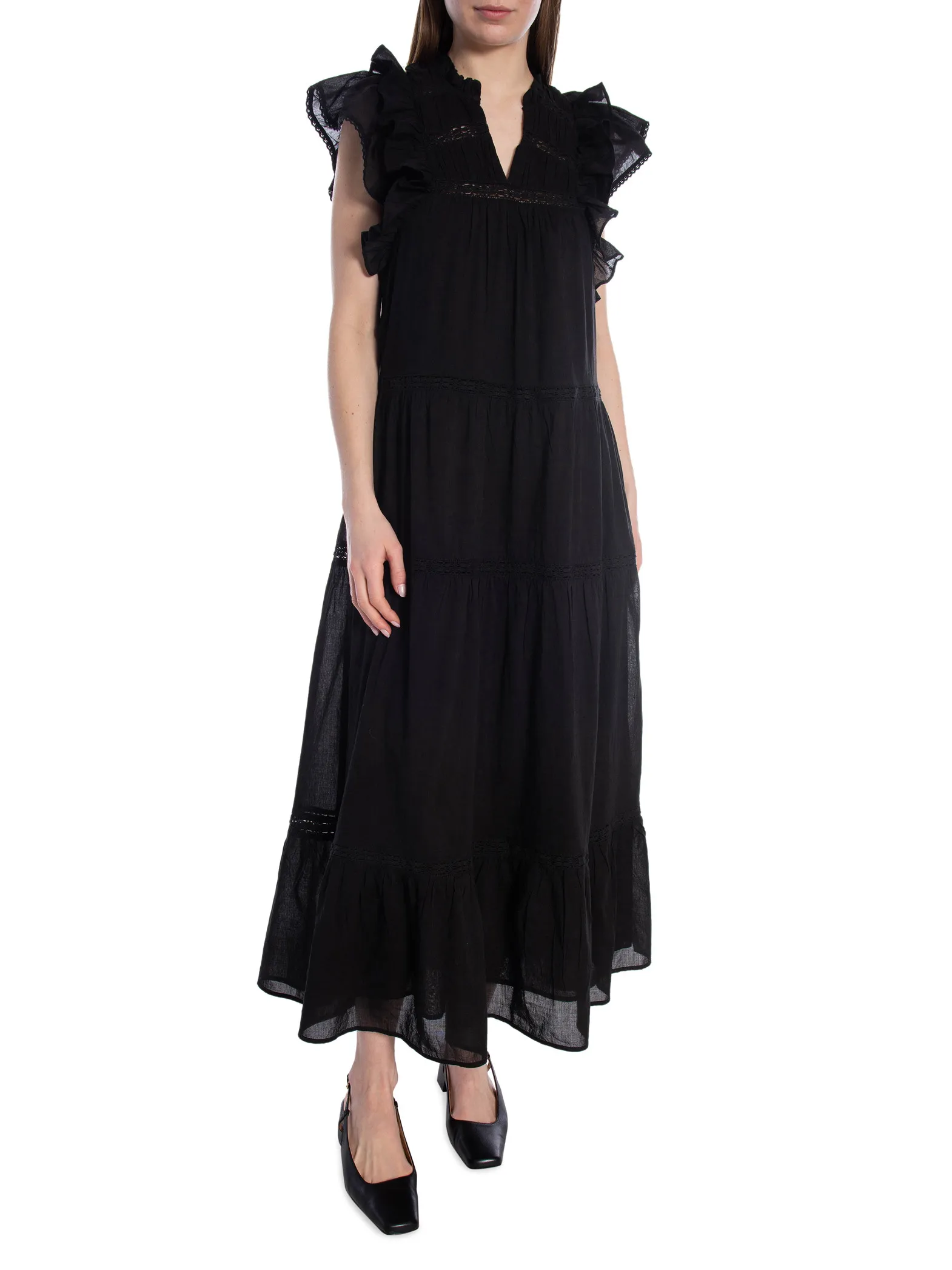 NEO NOIR DRESS ANKITA  S VOILE BLACK