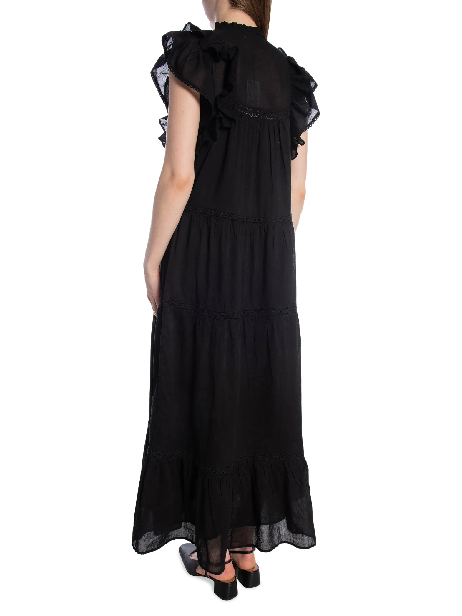 NEO NOIR DRESS ANKITA  S VOILE BLACK