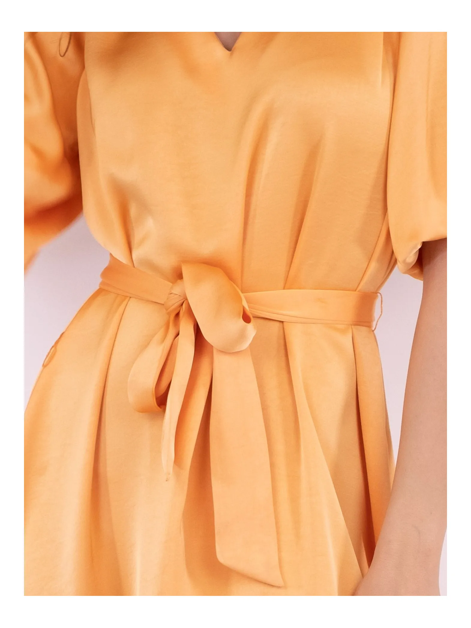 NEO NOIR DRESS BENITA ORANGE