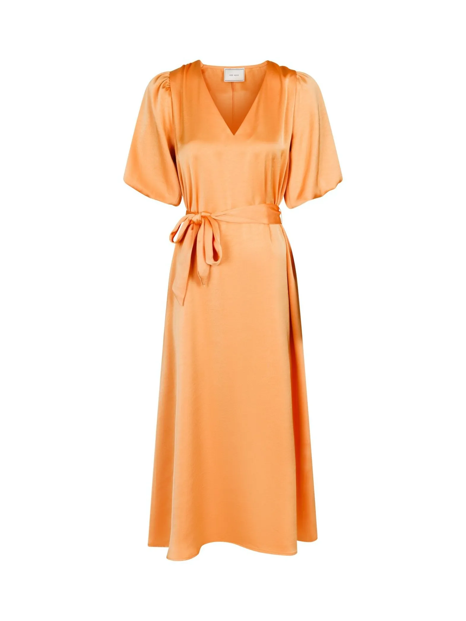 NEO NOIR DRESS BENITA ORANGE