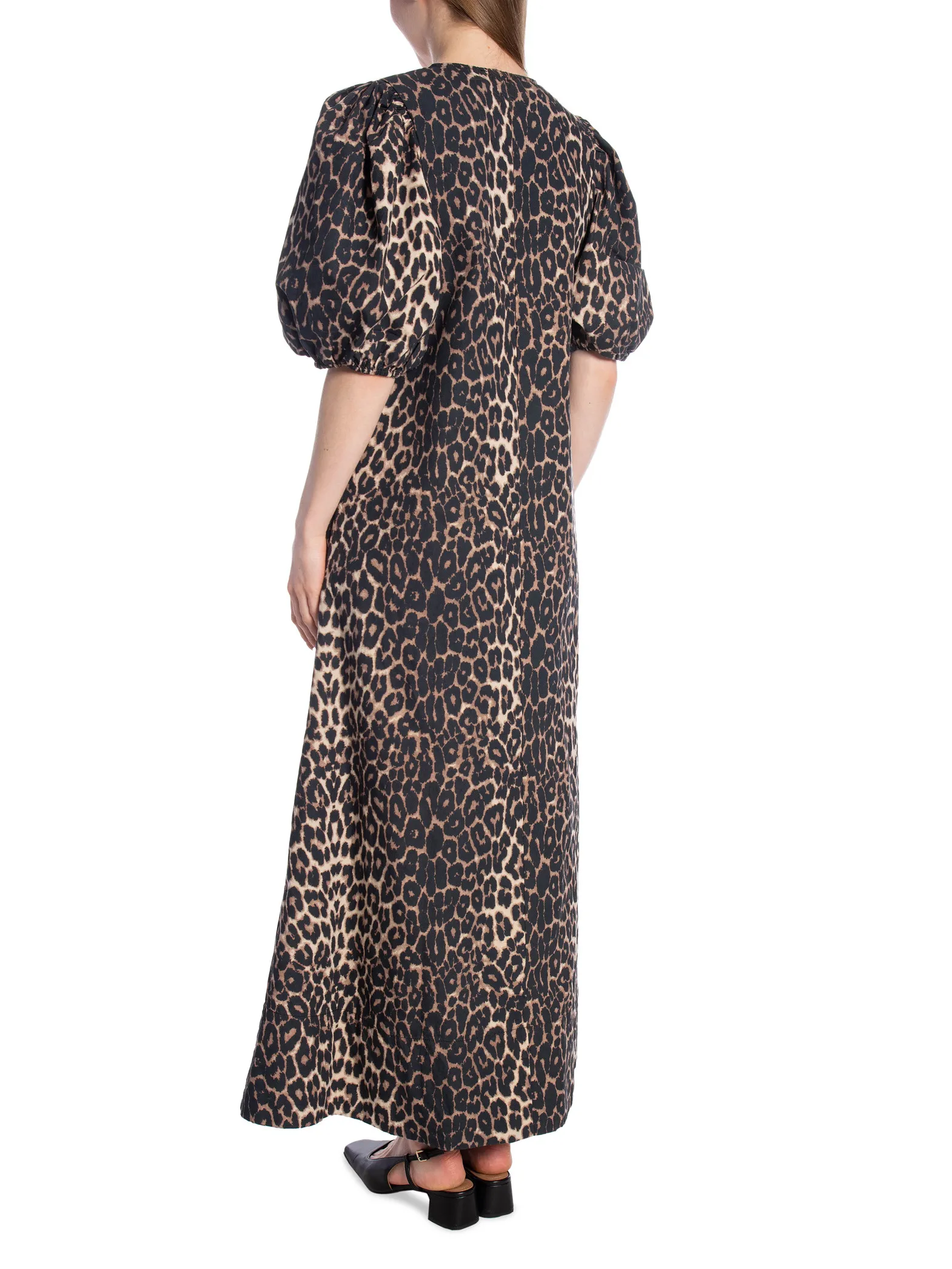 NEO NOIR DRESS BOBBIE LEO LEOPARD