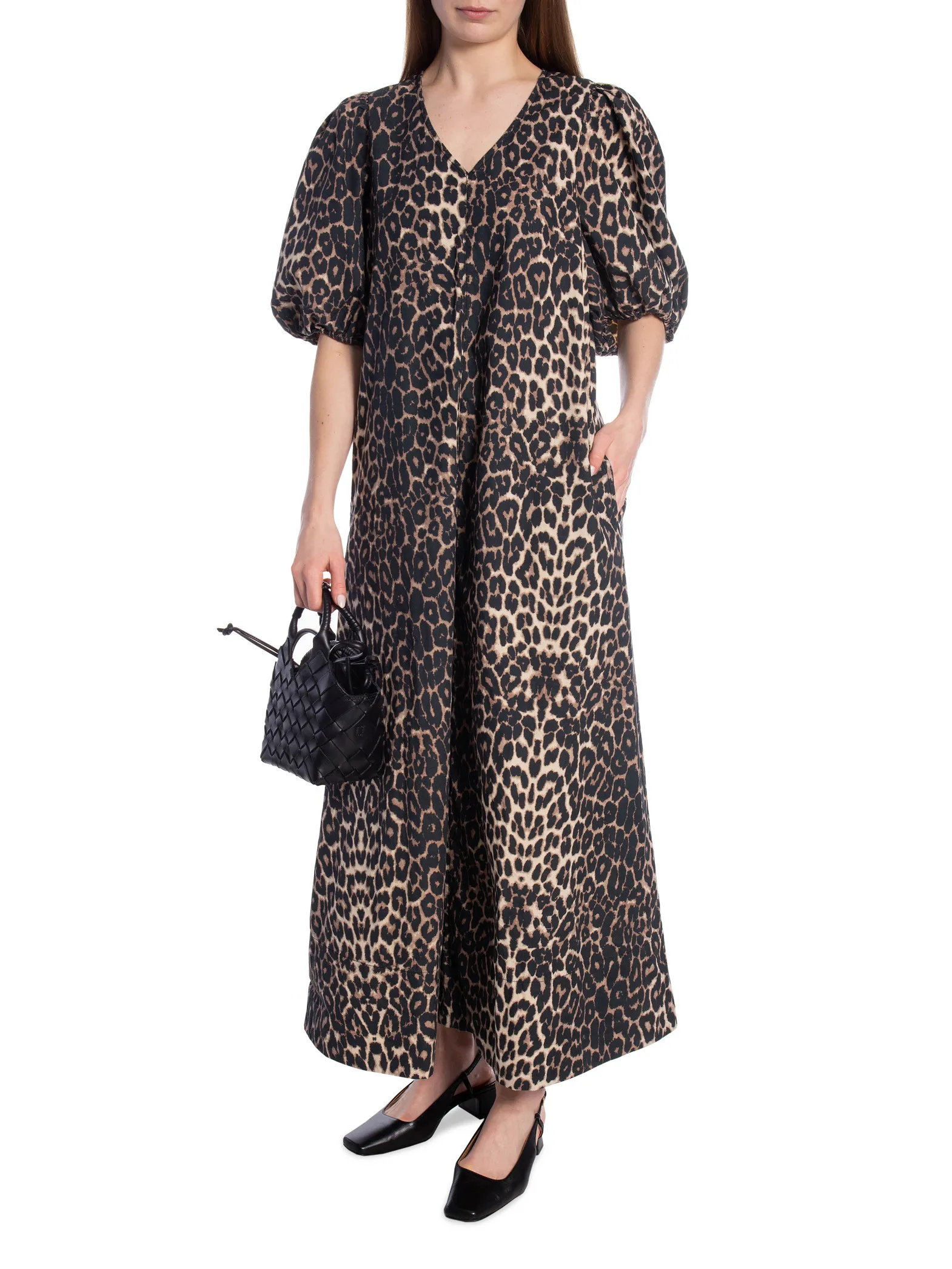 NEO NOIR DRESS BOBBIE LEO LEOPARD