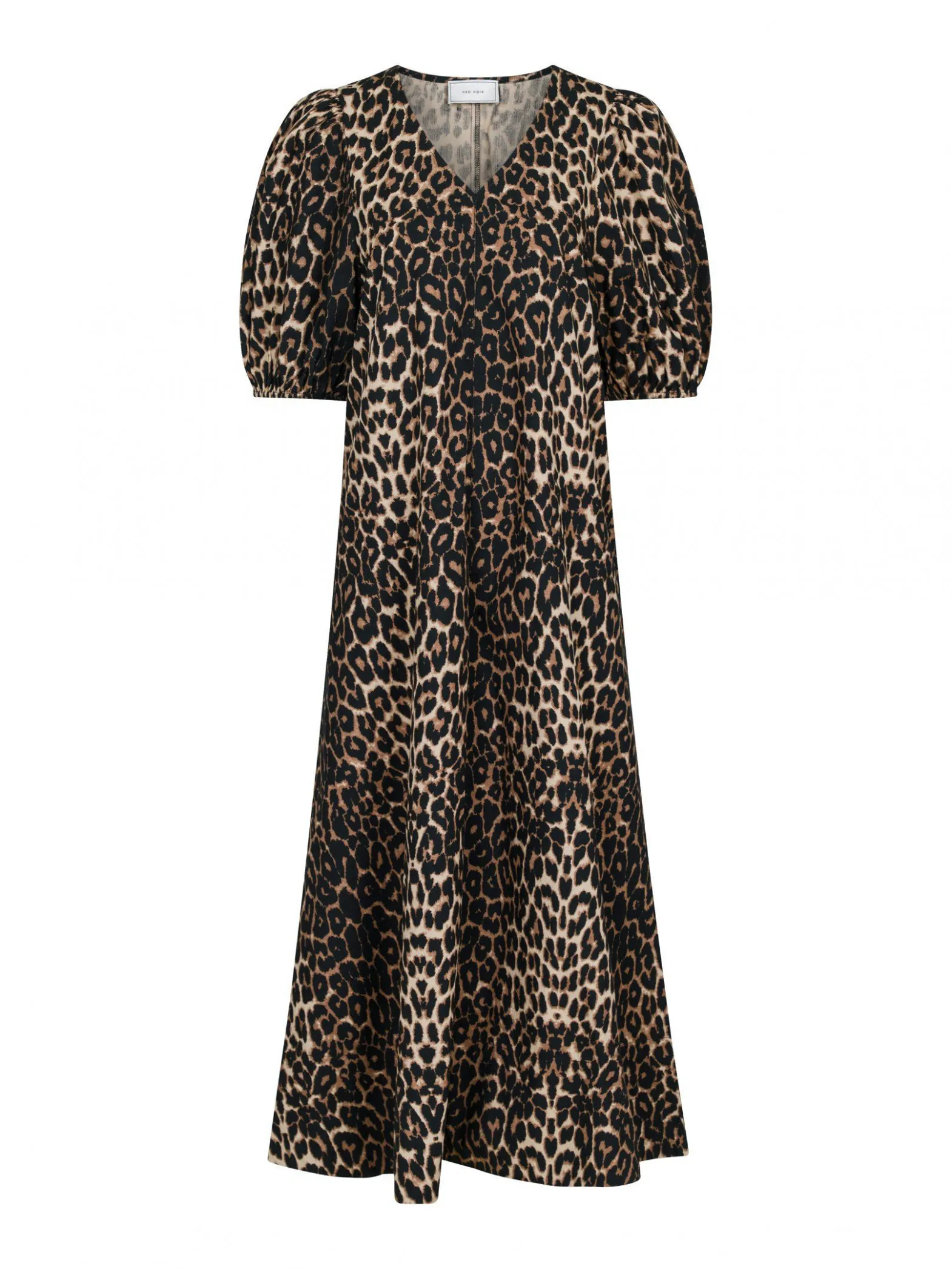 NEO NOIR DRESS BOBBIE LEO LEOPARD