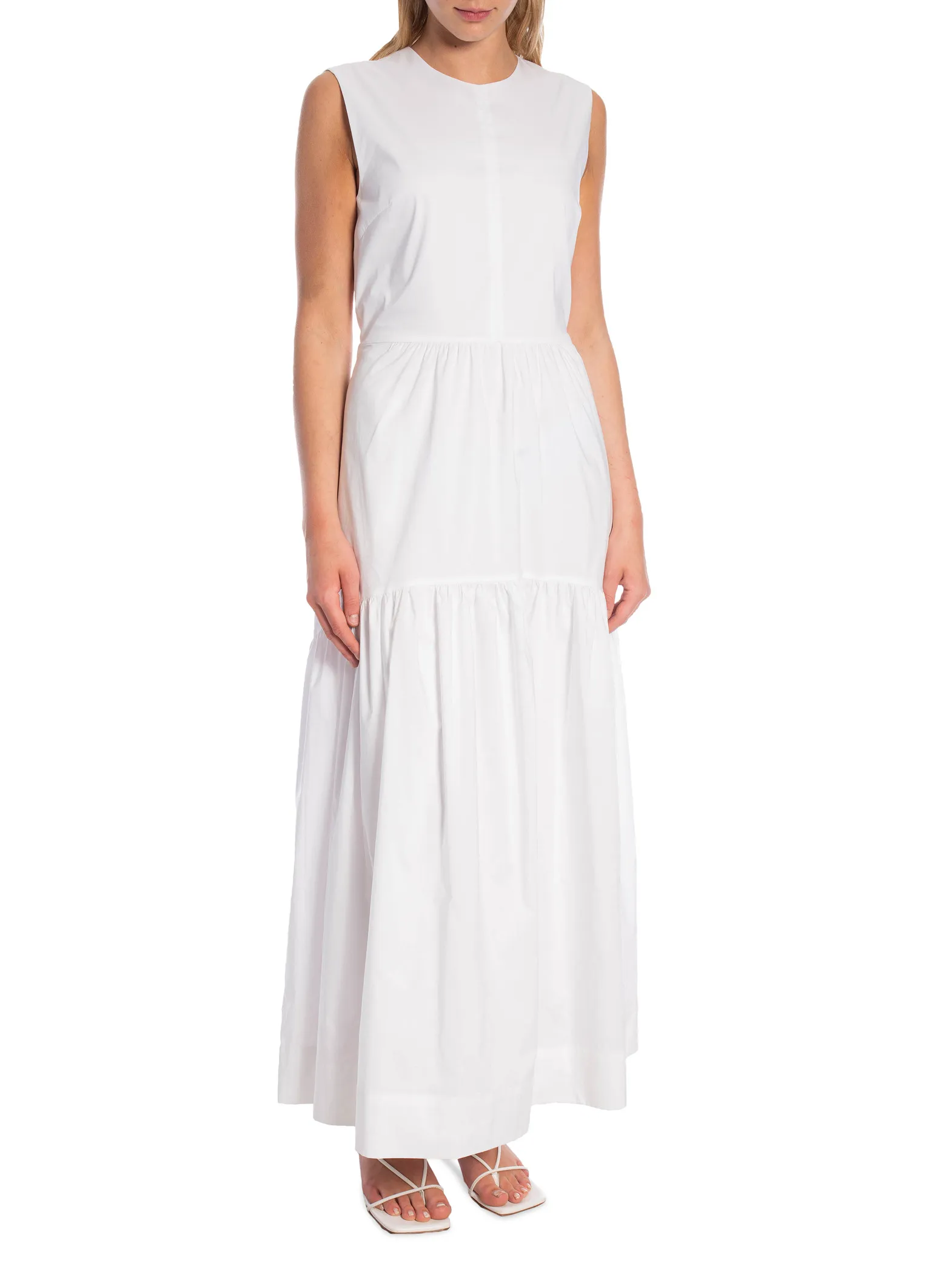 NEO NOIR DRESS EYSHA POPLIN WHITE