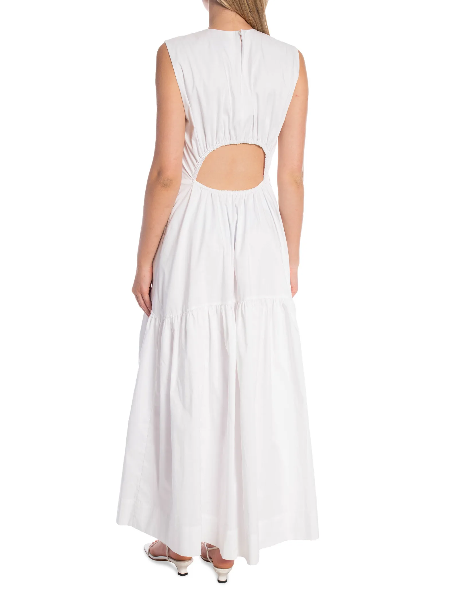 NEO NOIR DRESS EYSHA POPLIN WHITE