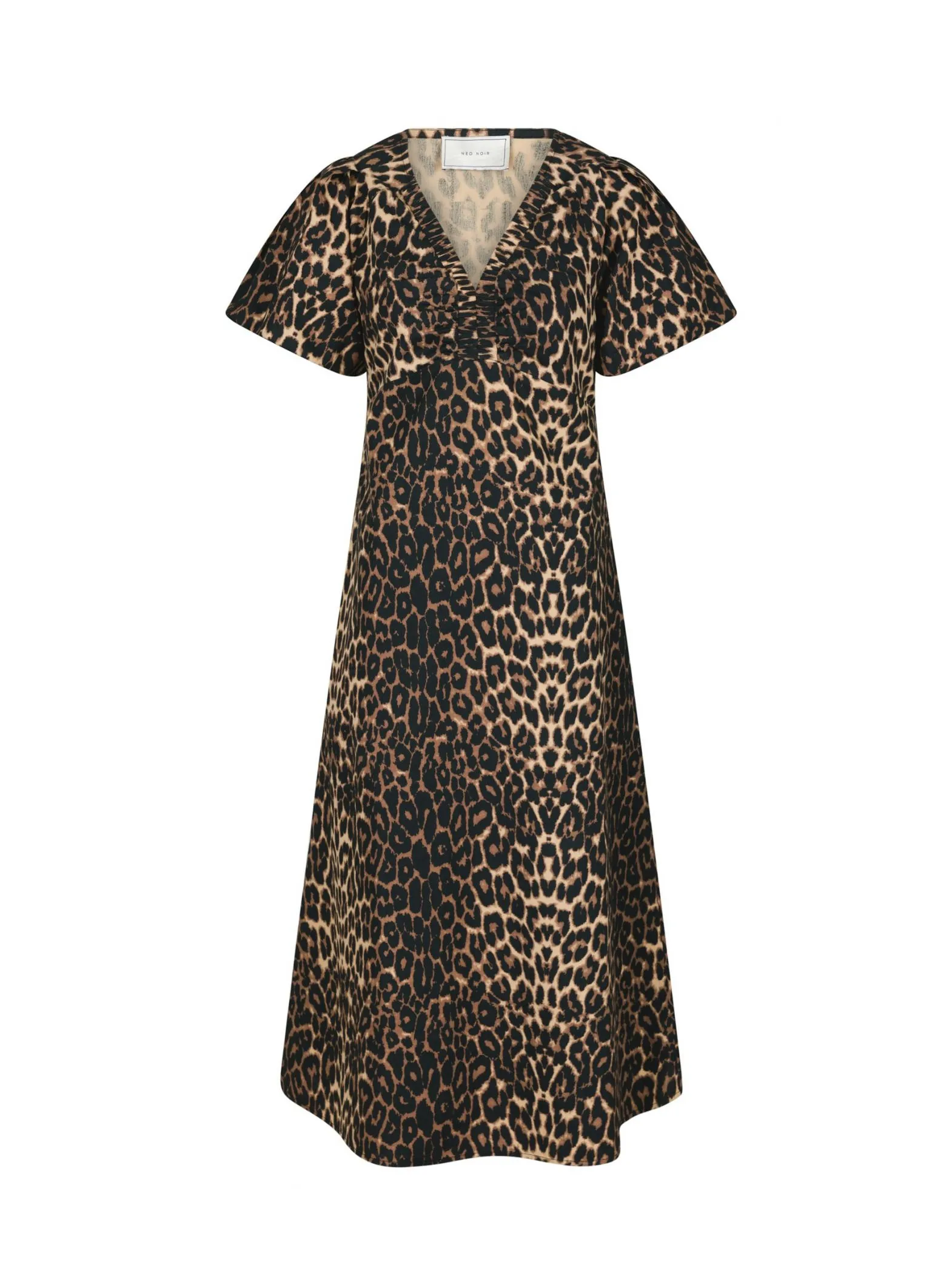 NEO NOIR DRESS ILLANA LEO LEOPARD