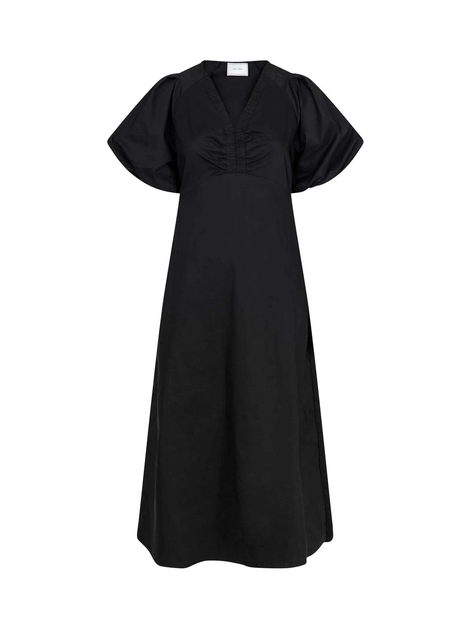 NEO NOIR DRESS ILLANA POPLIN BLACK