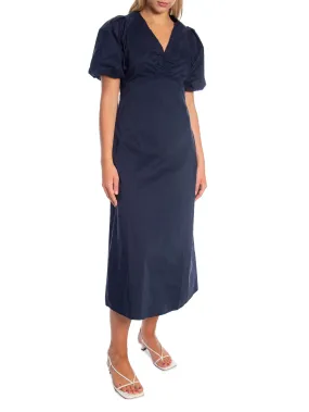 NEO NOIR DRESS ILLANA POPLIN NAVY