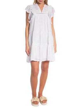 NEO NOIR DRESS JAMMA S VOILE WHITE