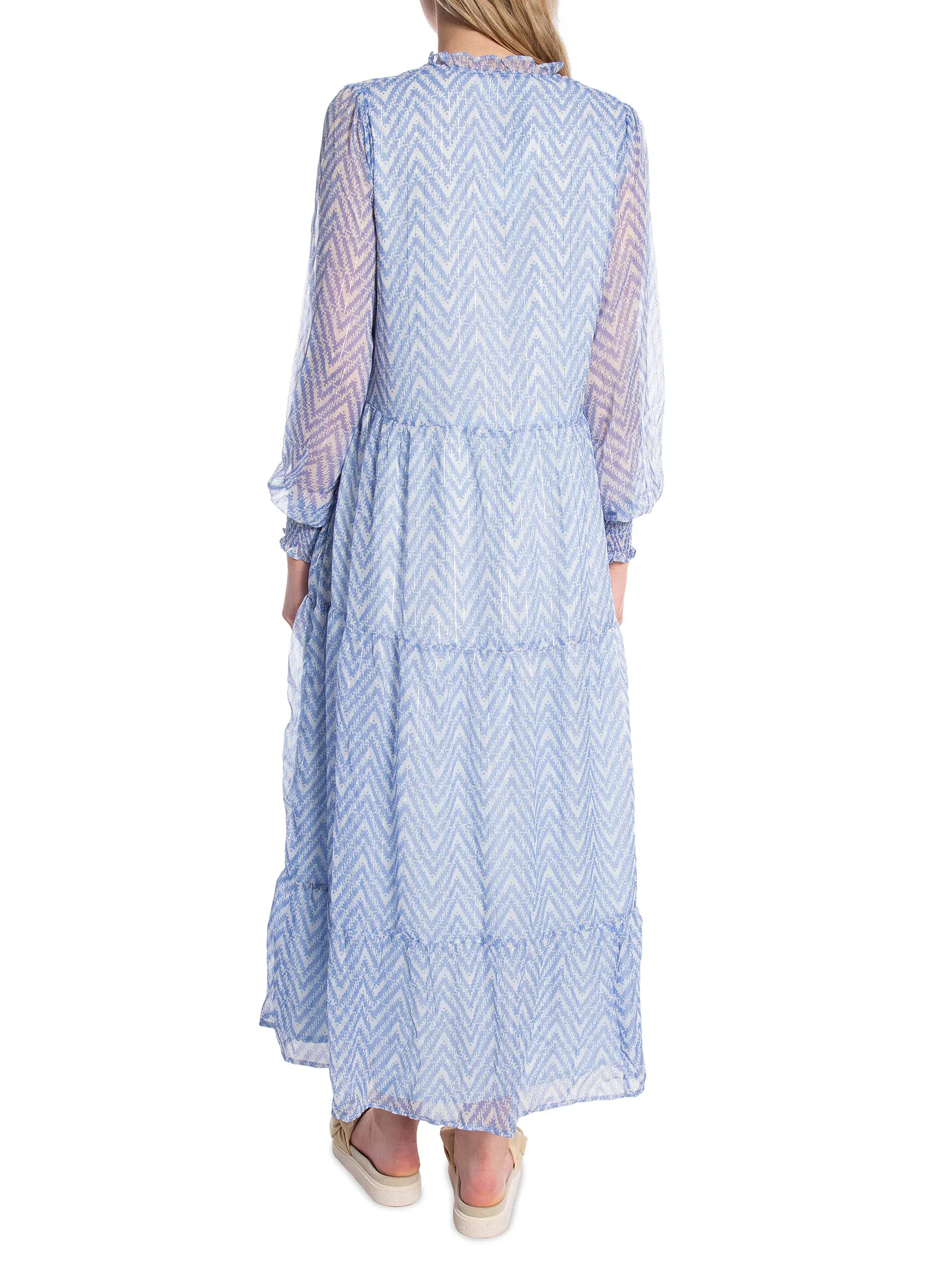 NEO NOIR DRESS KOBIA BIG TILE LIGHT BLUE