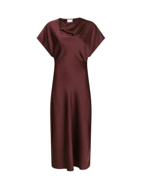 NEO NOIR DRESS LUCINDA BURGUNDY