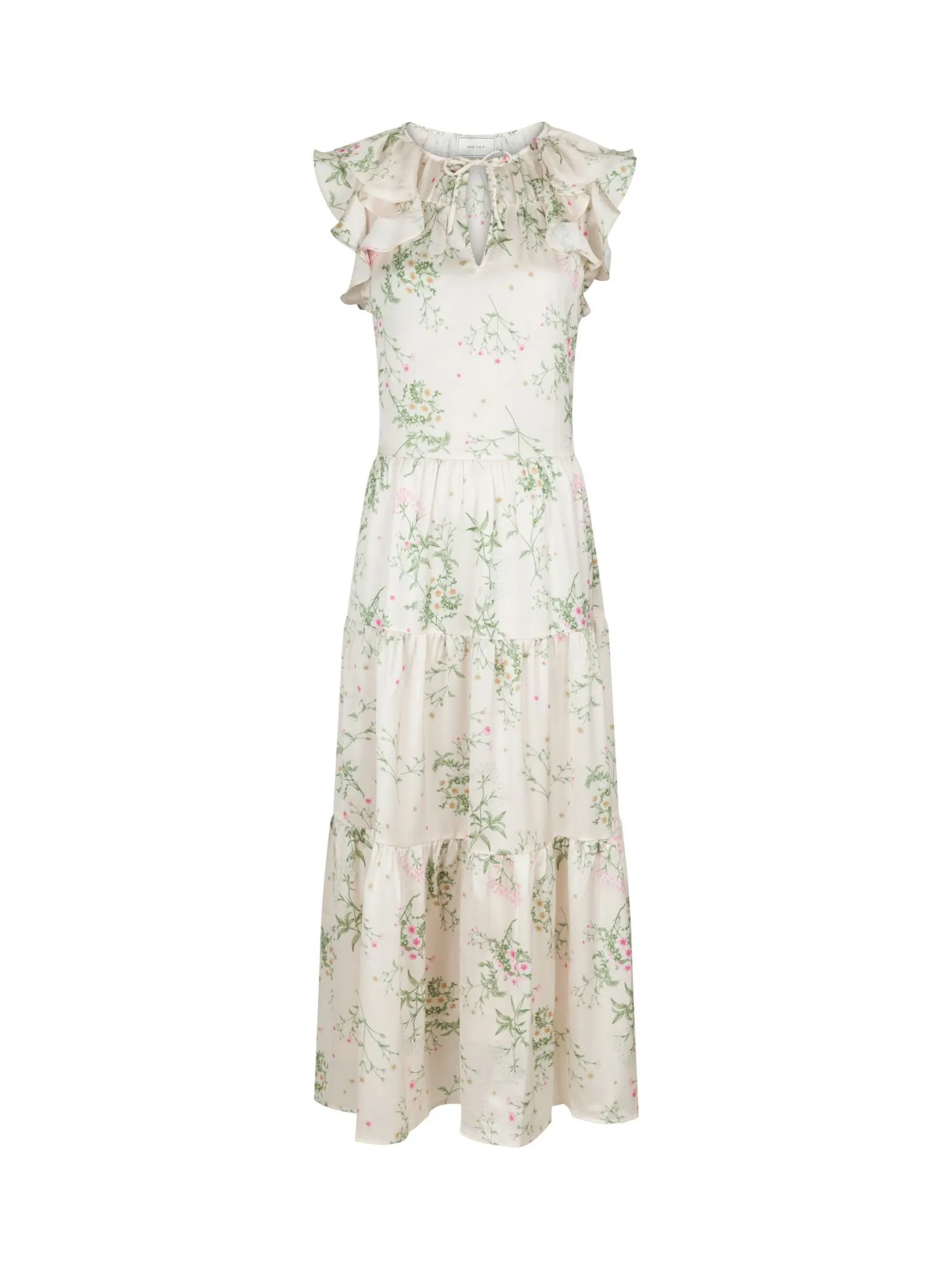 NEO NOIR DRESS MESSINA FLOWER FIELD OFF WHITE