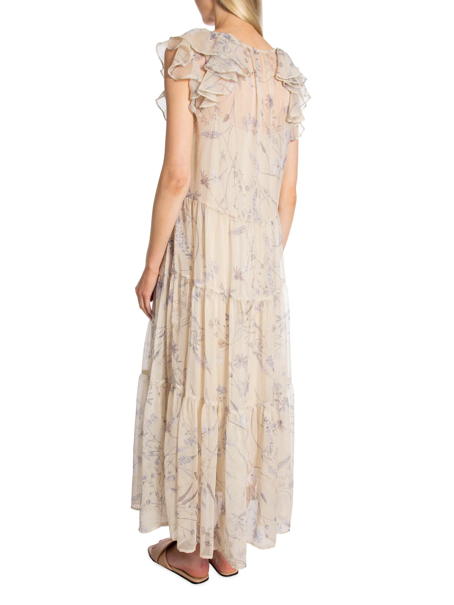 NEO NOIR DRESS MESSINA HARVEST BLOOM LIGHT YELLOW