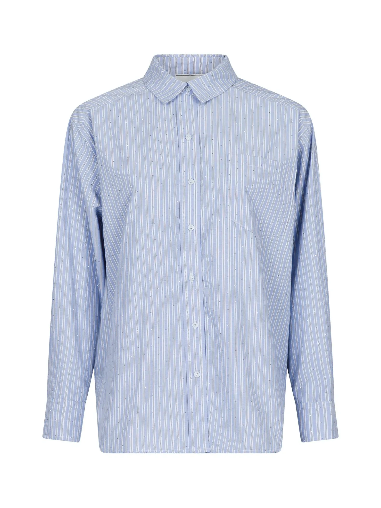 NEO NOIR SHIRT DALMA STRIPE STONE BLUE