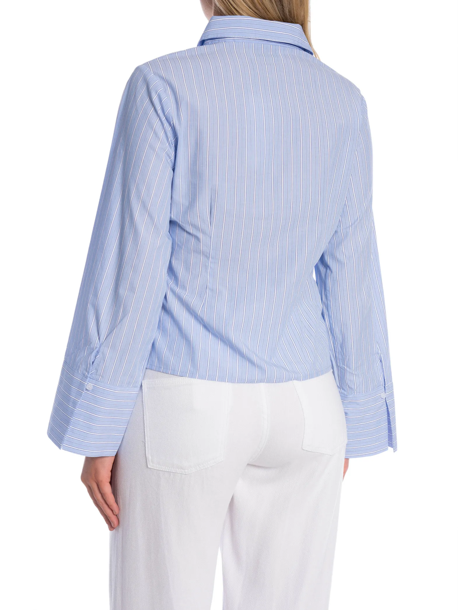 NEO NOIR SHIRT ROSA STRIPE LIGHT BLUE