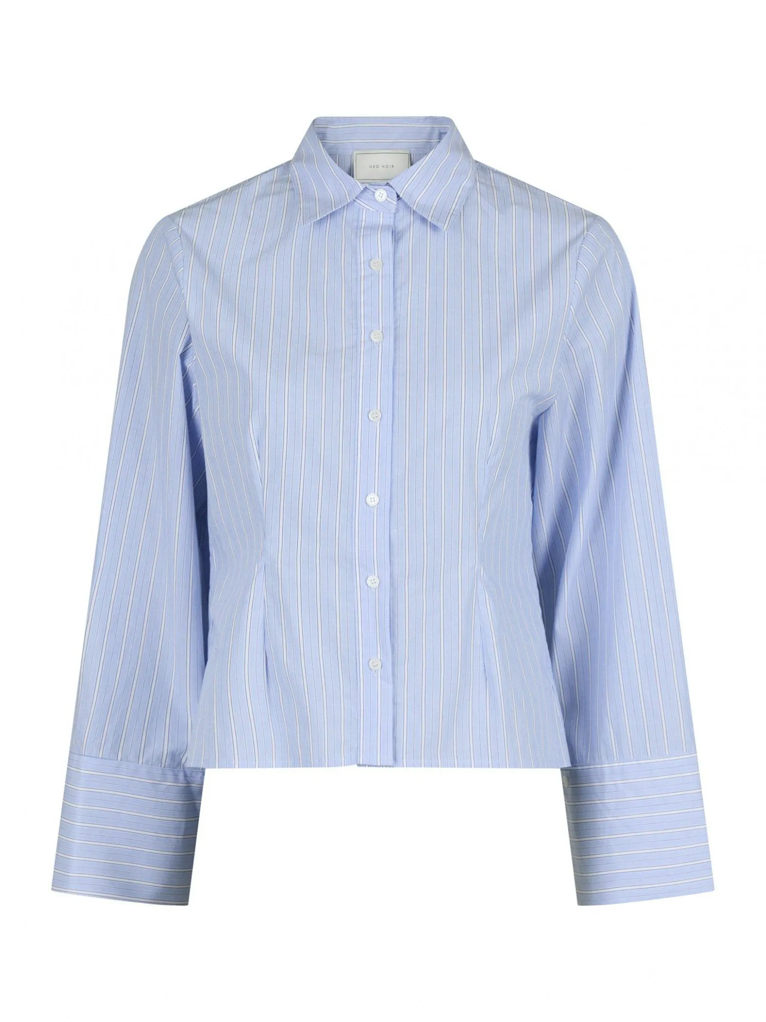 NEO NOIR SHIRT ROSA STRIPE LIGHT BLUE