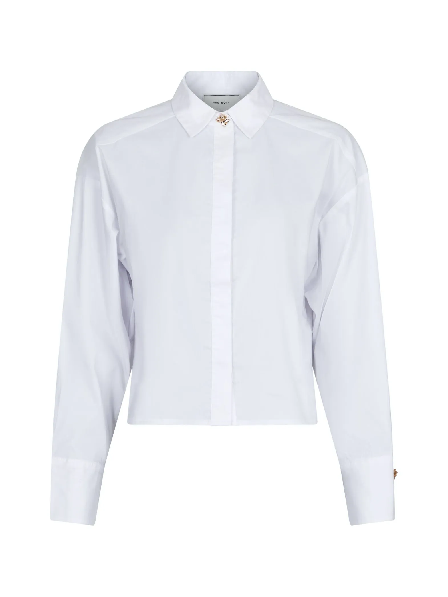 NEO NOIR SHIRT WISLA POPLIN WHITE