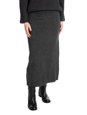 NEO NOIR SKIRT  ASHANTI KNIT ANTRACIT