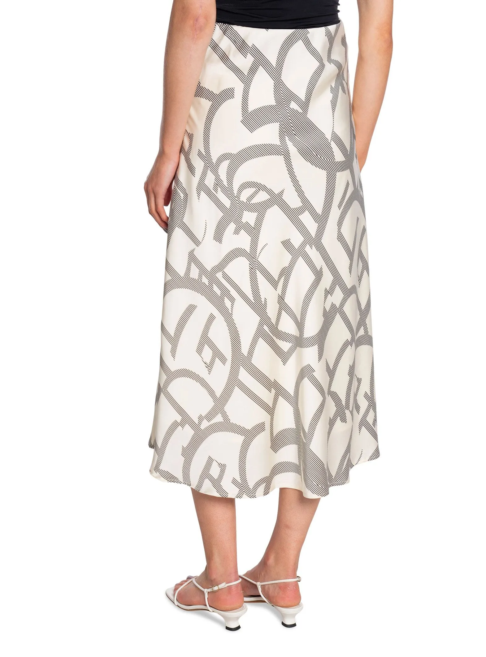 NEO NOIR SKIRT BOVARY LINE SHAPES OFF WHITE