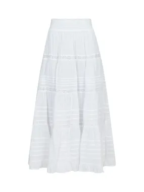 NEO NOIR SKIRT FELICIA S VOILE WHITE