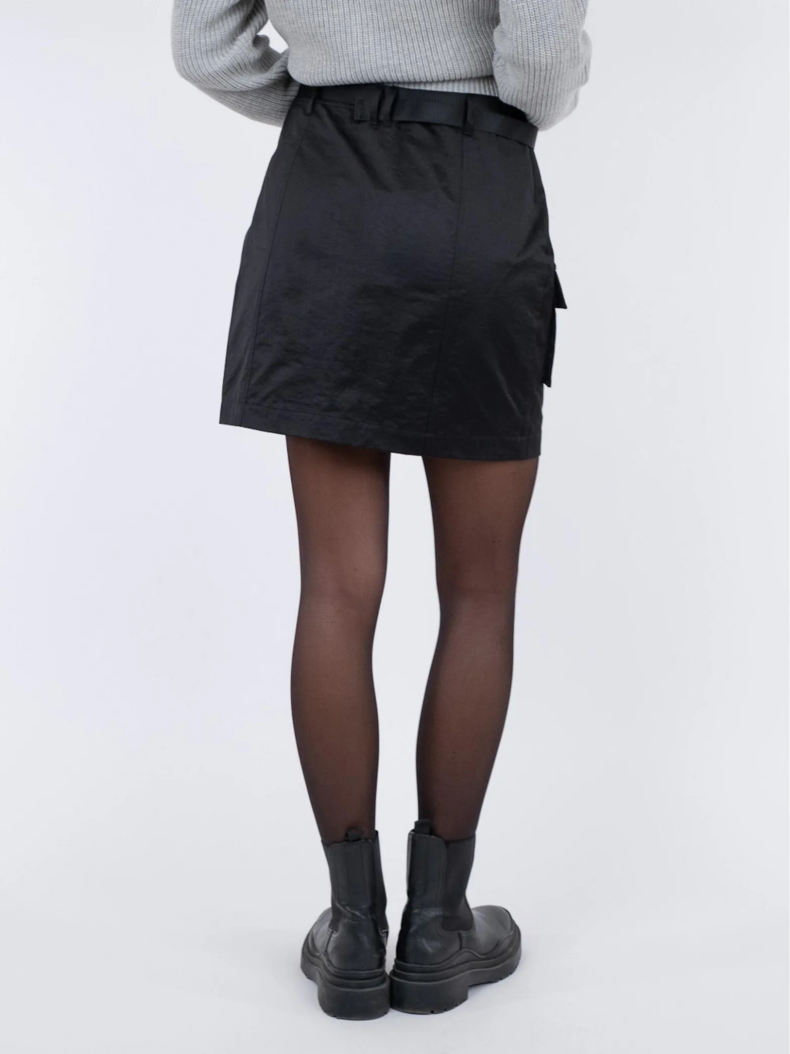 NEO NOIR SKIRT LE NYLON BLACK