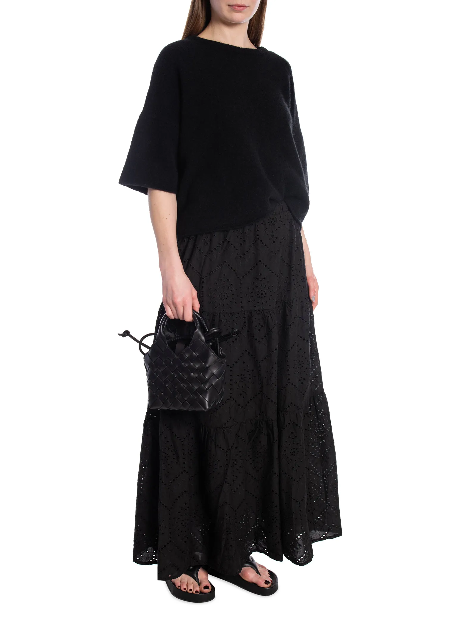 NEO NOIR SKIRT RANA EMBROIDERY BLACK