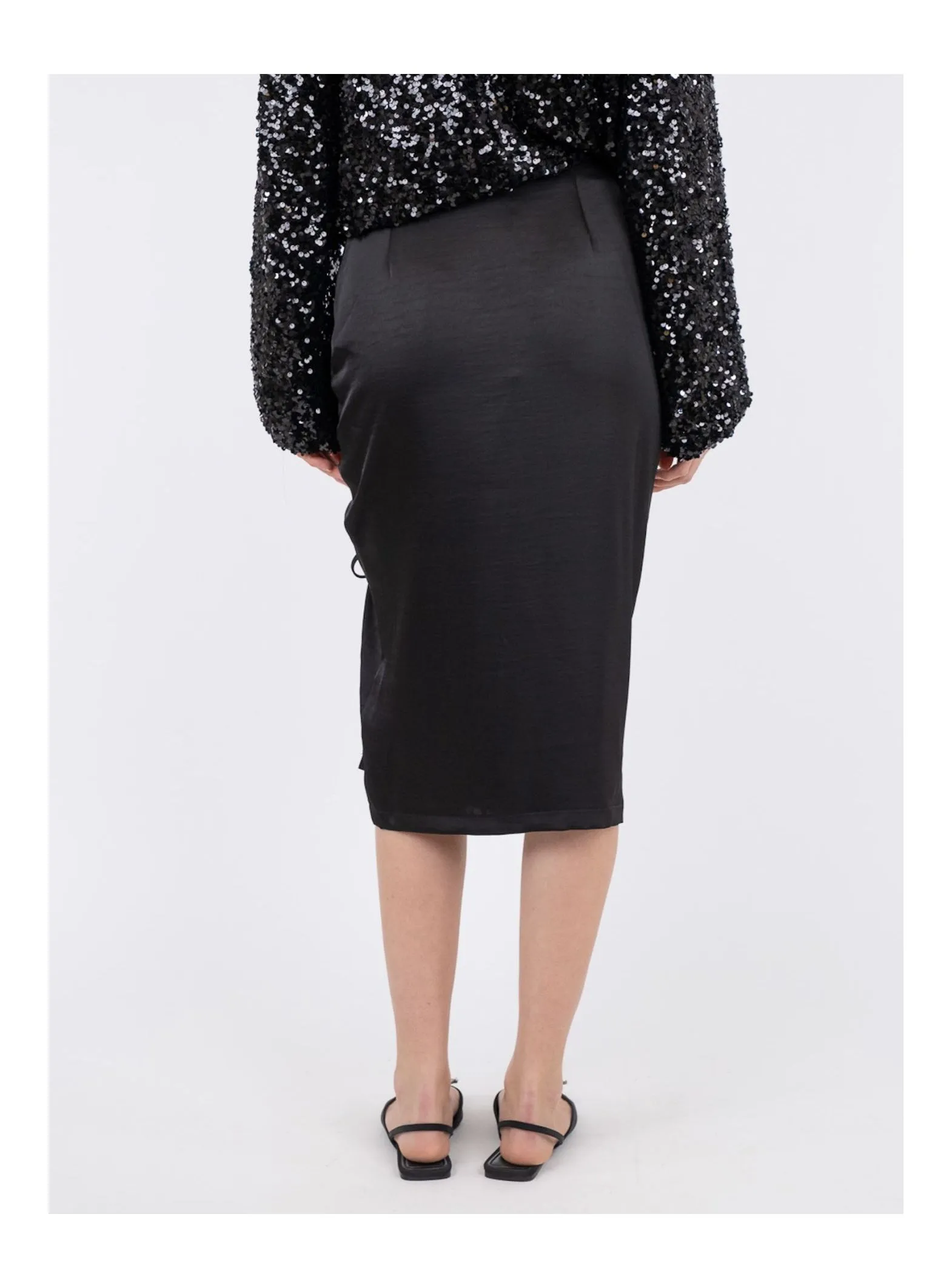 NEO NOIR SKIRT SUSA SOLID BLACK