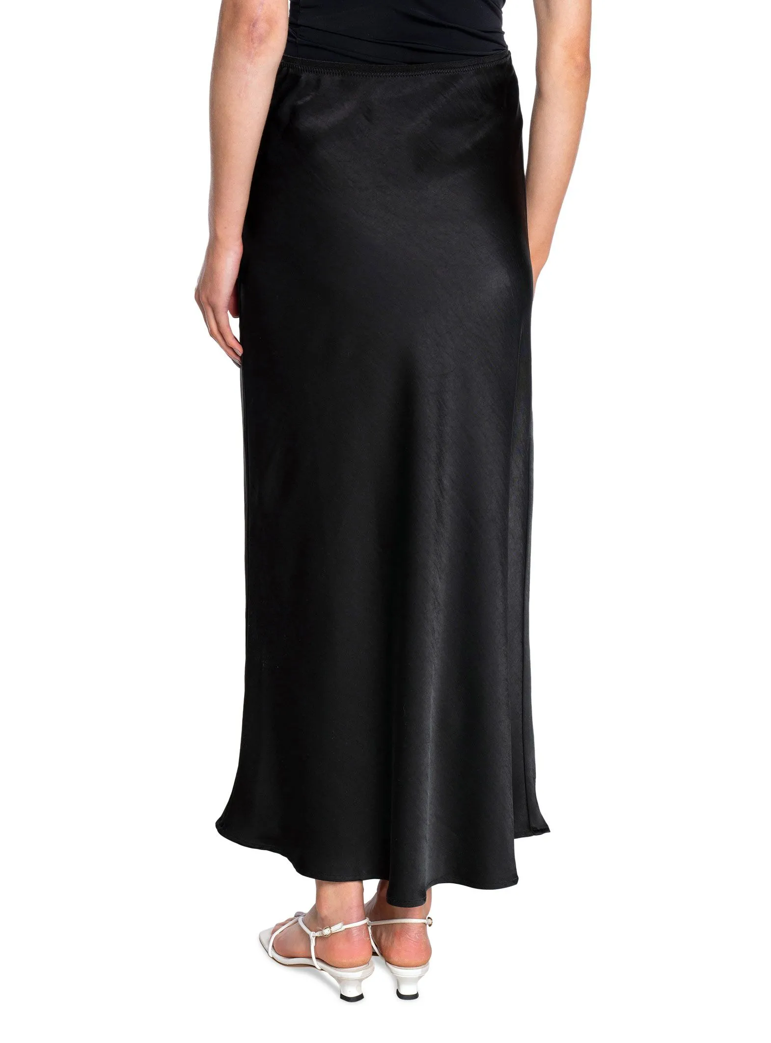 NEO NOIR SKIRT VICKY HEAVY SATEEN BLACK