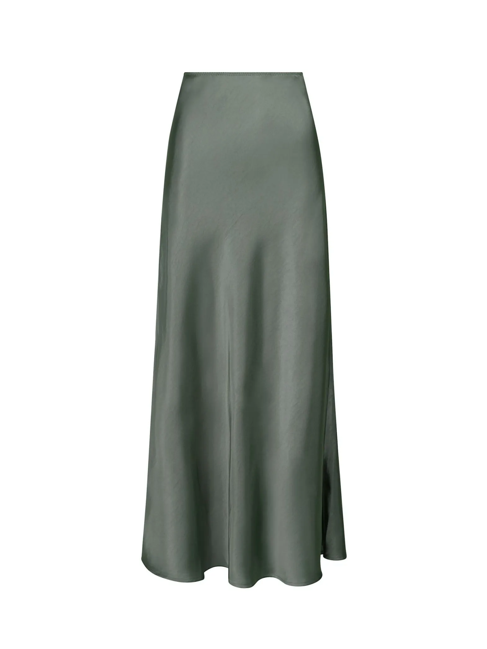 NEO NOIR SKIRT VICKY HEAVY SATEEN SMOKE GREEN