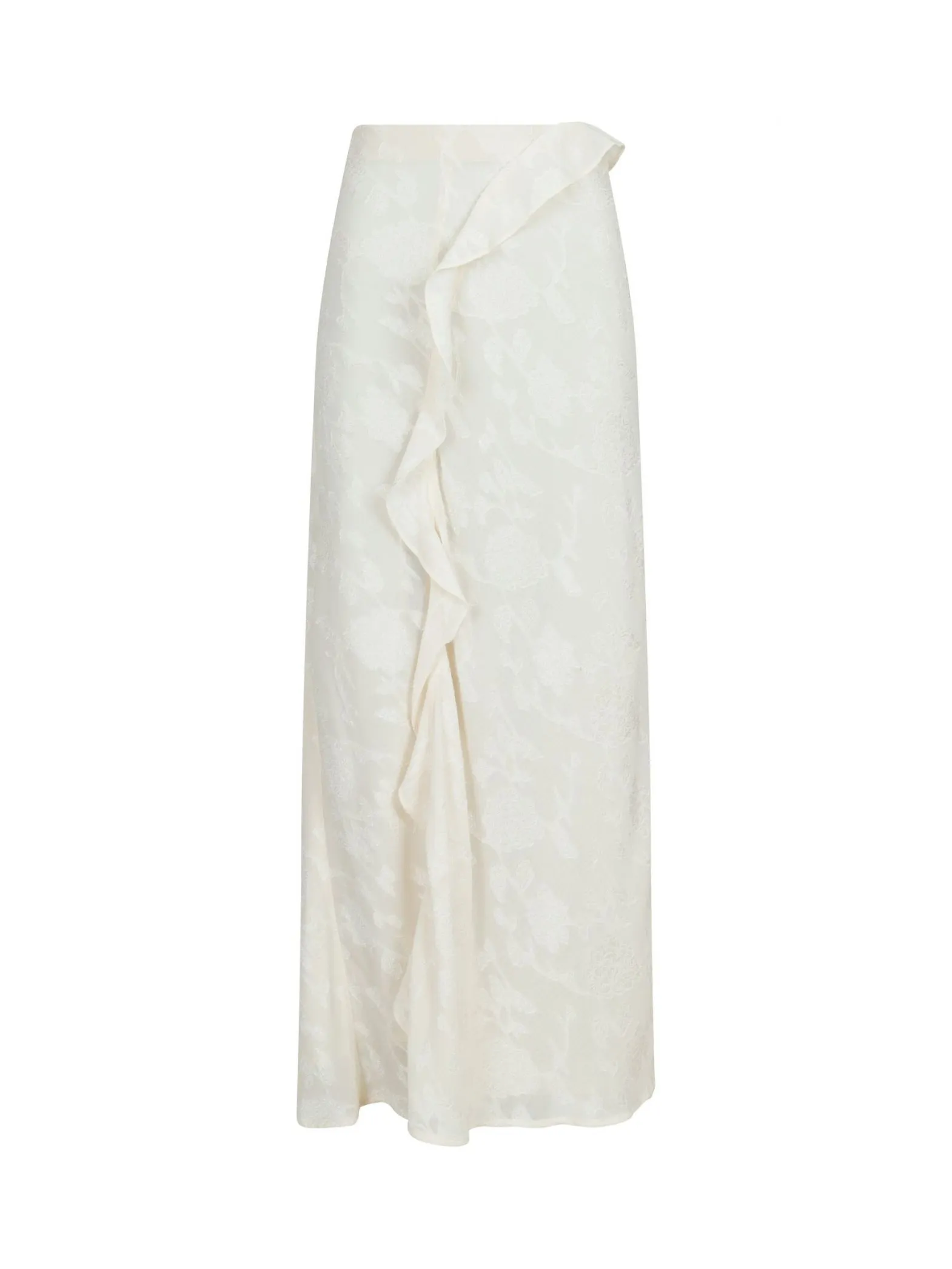 NEO NOIR SKIRT VINZA BURNOUT OFF WHITE