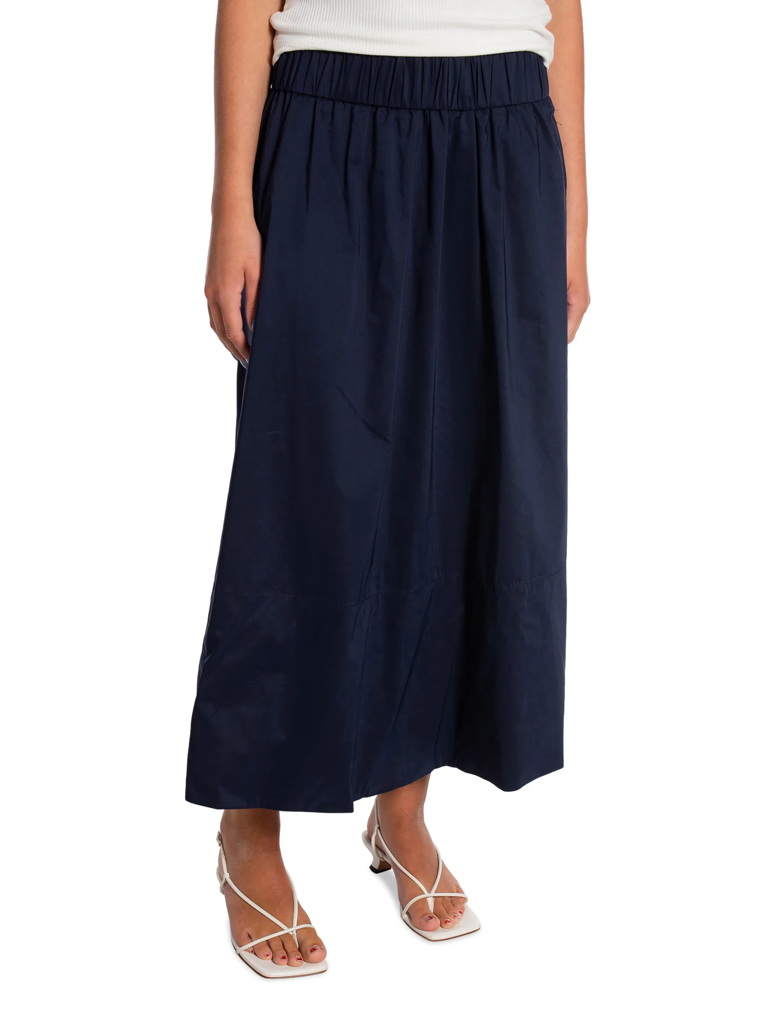 NEO NOIR SKIRT YARA POPLIN NAVY