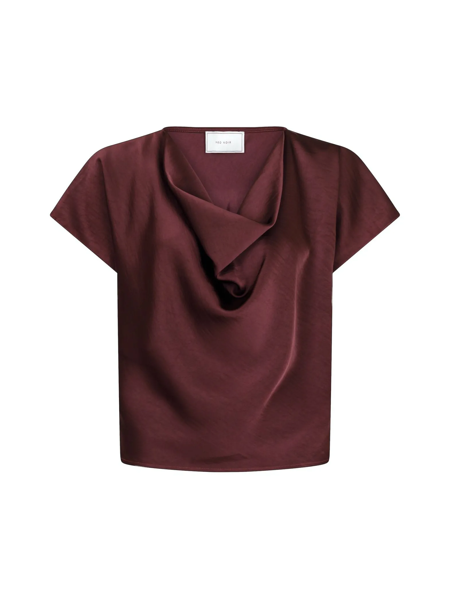 NEO NOIR TOP ANNABETH HEAVY BURGUNDY