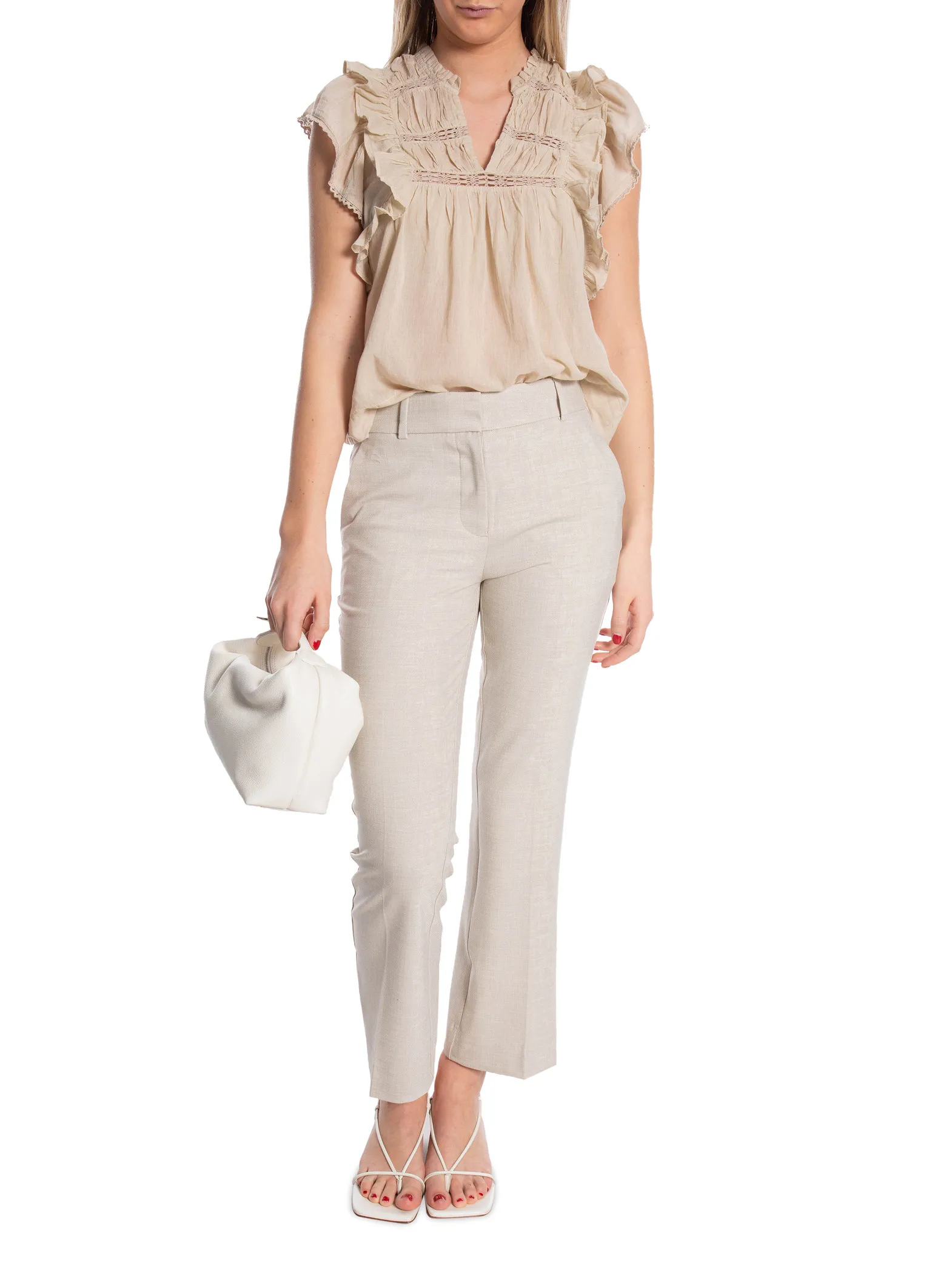 NEO NOIR TOP JAYLA S VOILE SAND