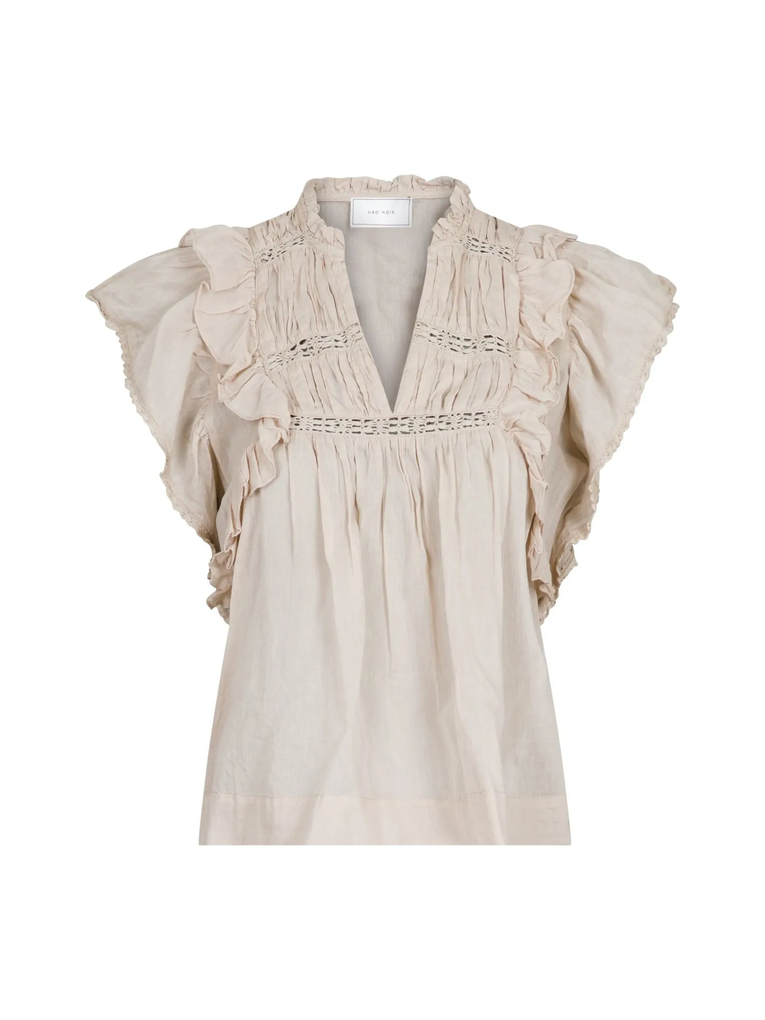 NEO NOIR TOP JAYLA S VOILE SAND