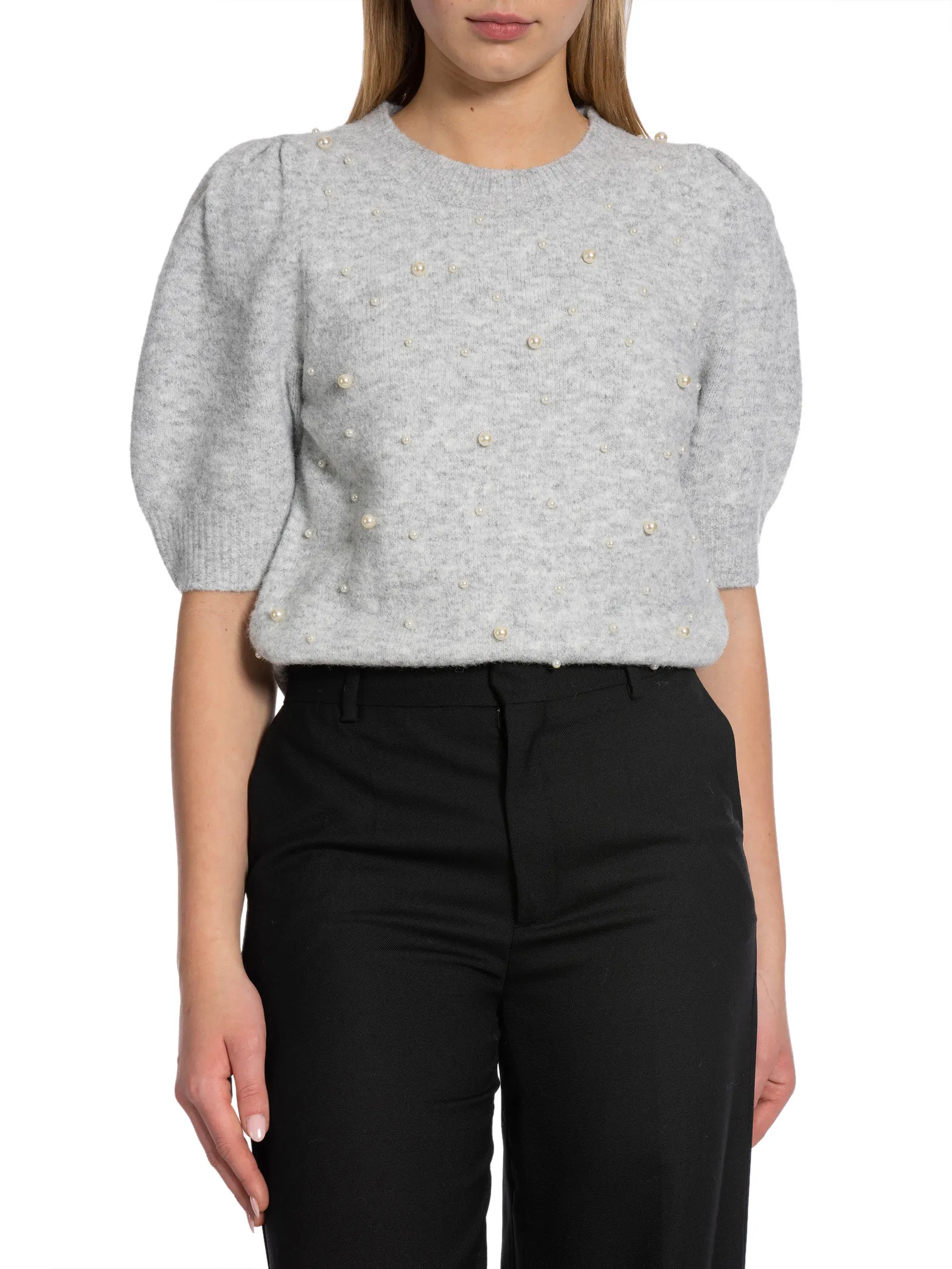 NEO NOIR TOP MAIA PEARL LIGHT GREY