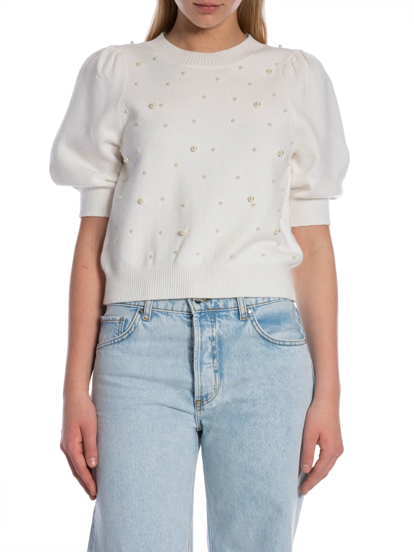 NEO NOIR TOP MAIA SOFT PEARL OFF WHITE